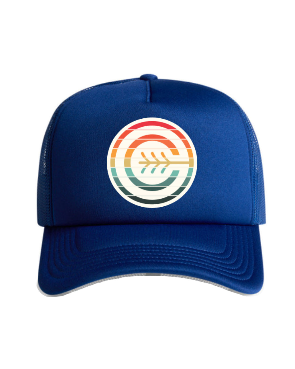 Culture Large Patch Trucker Cap - Royal