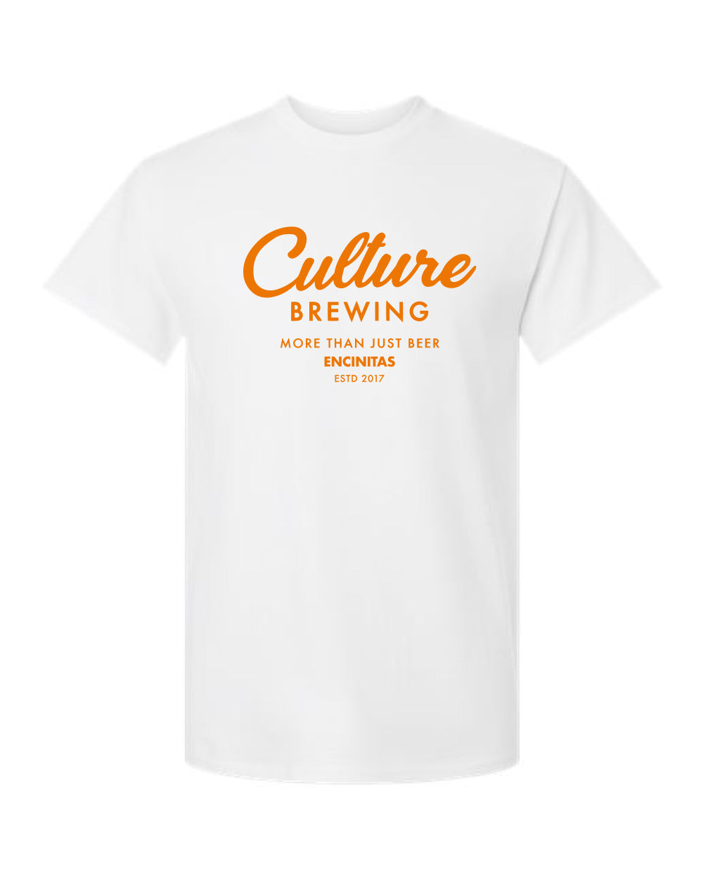 Script Culture Logo Tee - White
