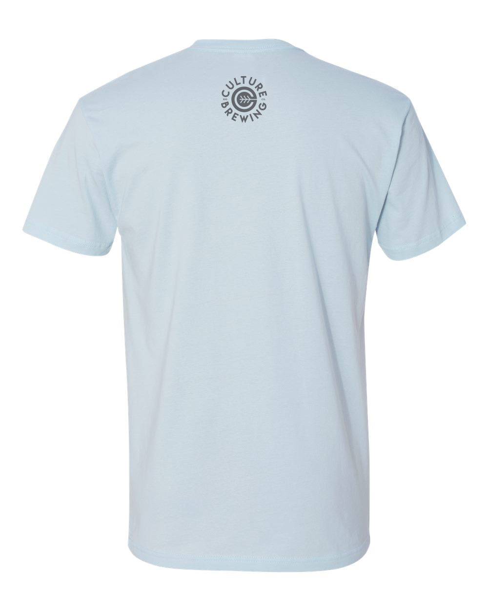 Script Culture Logo Tee - Light Blue