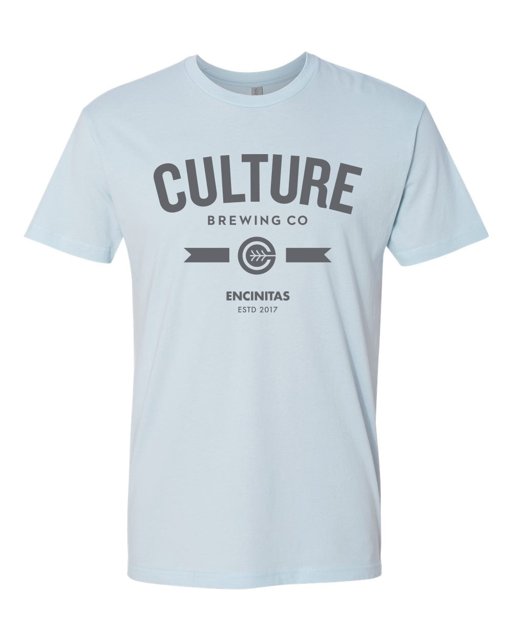 Culture Logo Tee - Light Blue