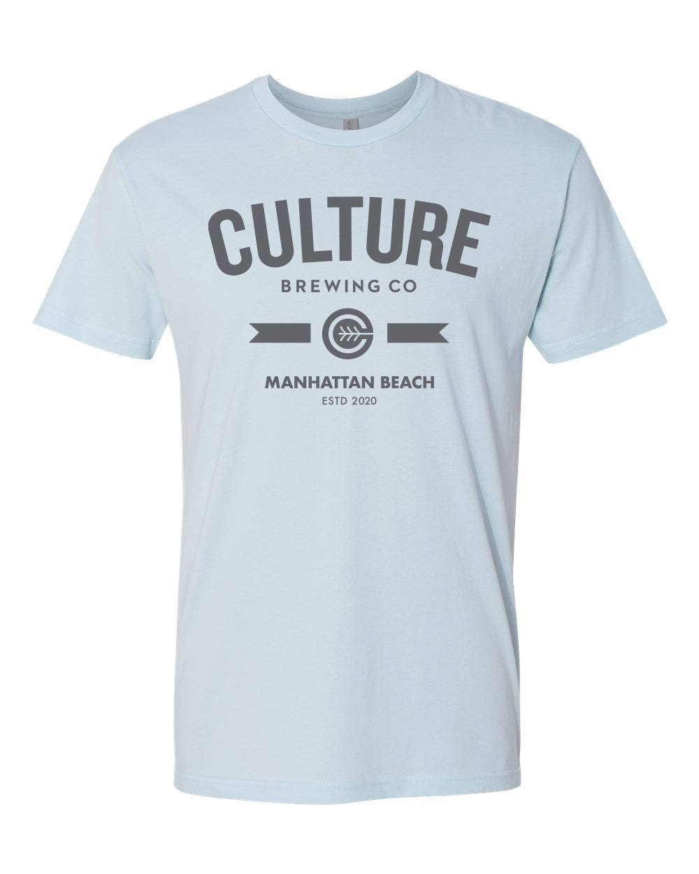 Culture Logo Tee - Light Blue