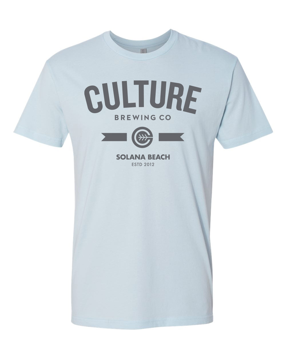 Culture Logo Tee - Light Blue