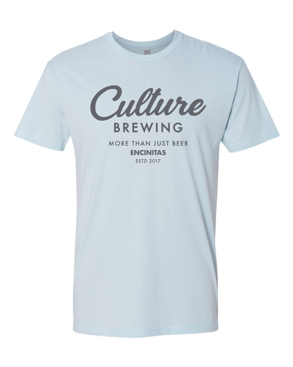 Script Culture Logo Tee - Light Blue