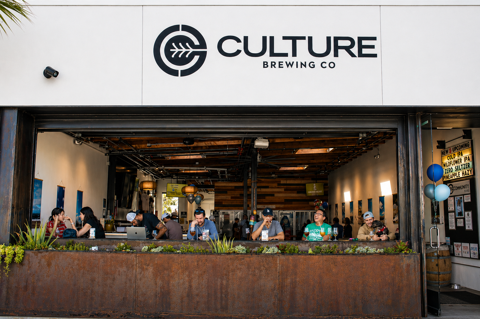 Manhattan beach Culture Brewing taproom