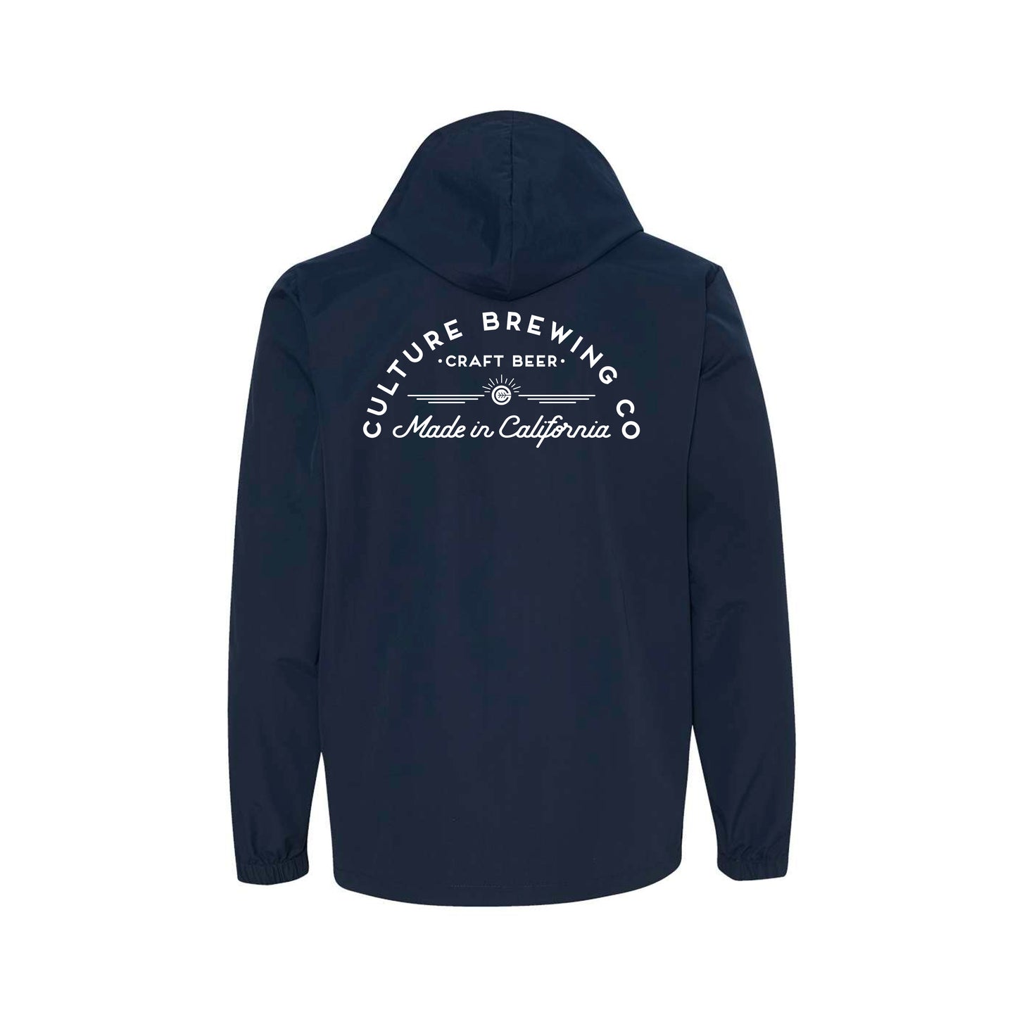 Culture Logo Rain Jacket - Navy