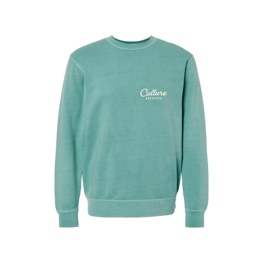 Script Culture Logo Crewneck - Mint