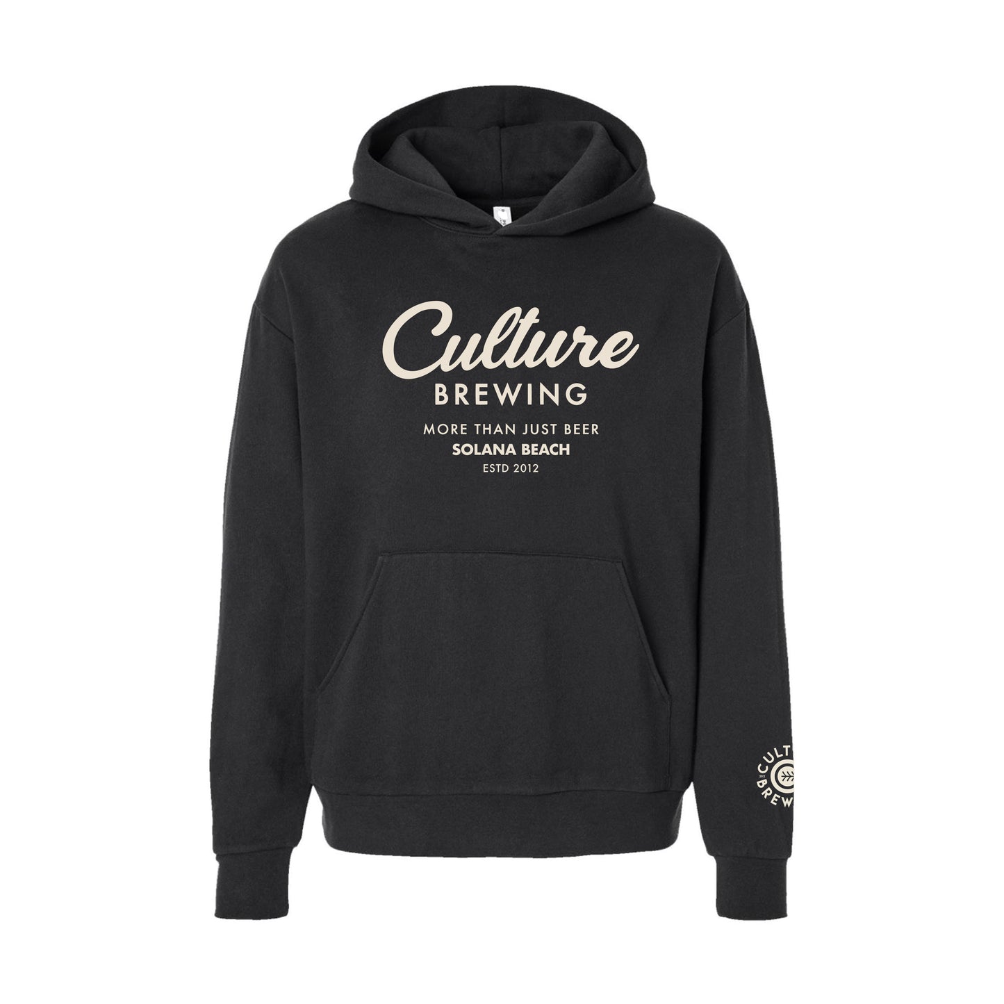 Script Culture Logo Hoodie - Black