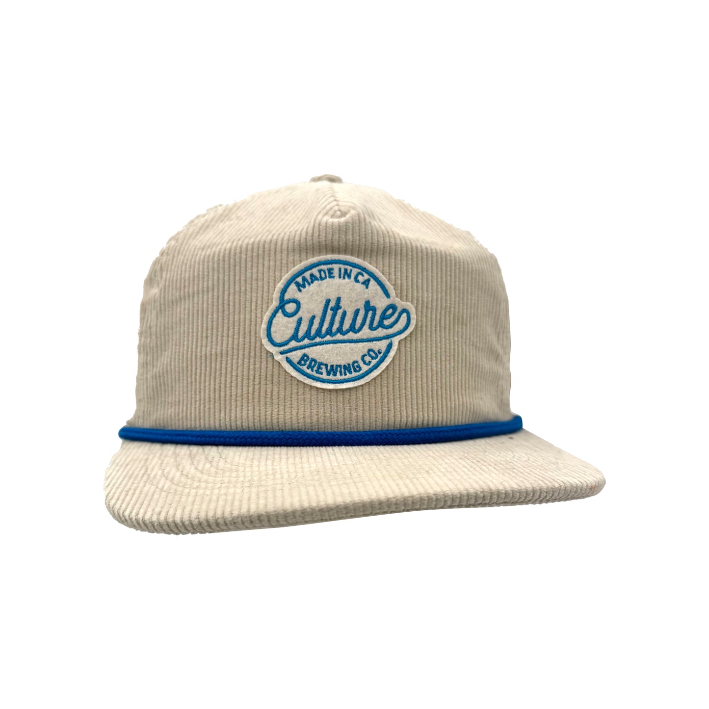 Culture Rope Patch Hat - Khaki/Royal