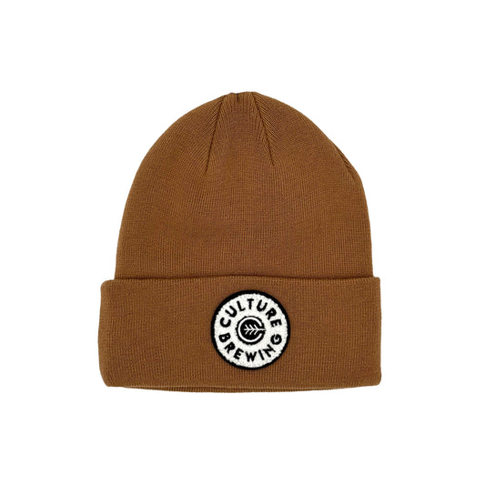 Culture Patch Beanie - Tan